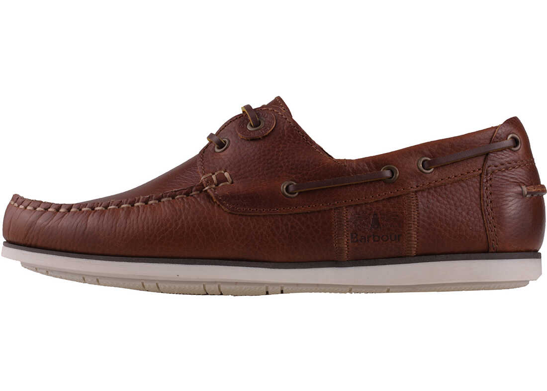 Pantof Barbour Capstan Boat Shoes In Tan Tan