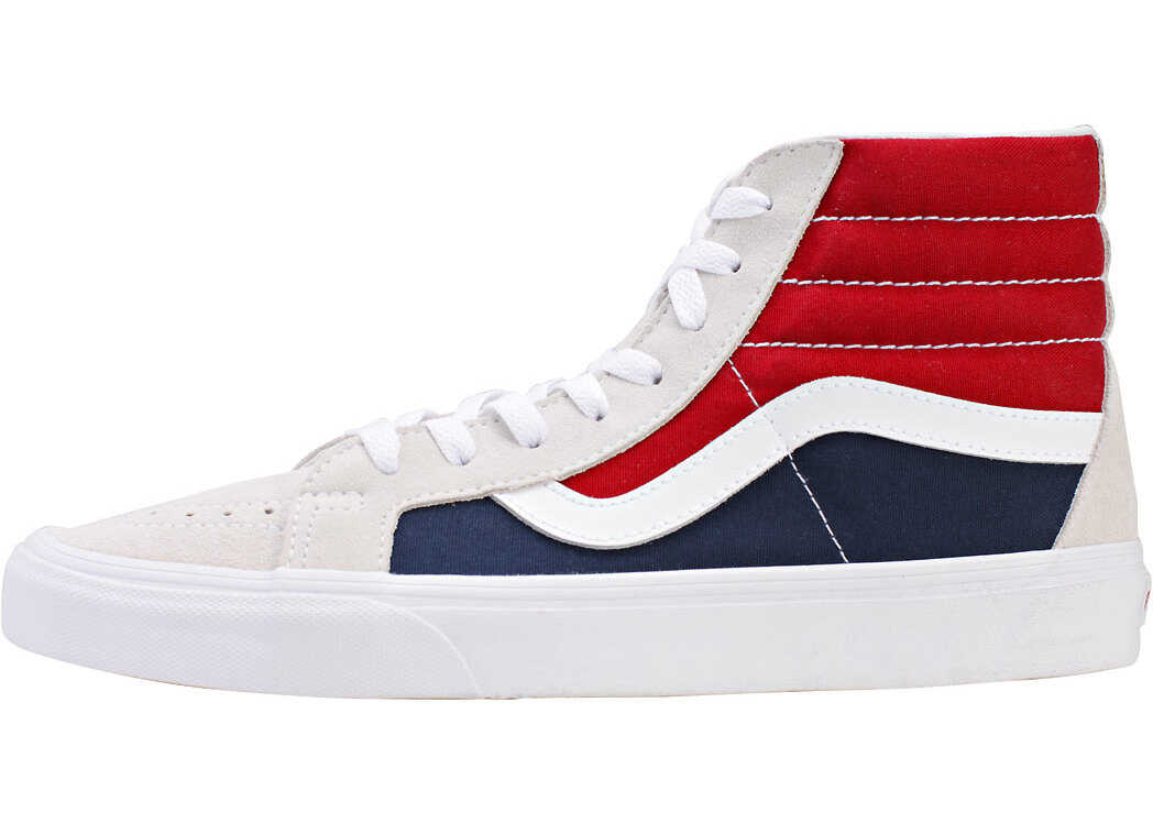 Tenis Vans Sk8-Hi Reissue Trainers In White Navy Red White