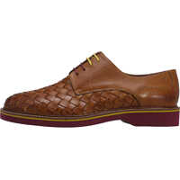 Pantofi Branson Woven Shoes In Tan Barbati