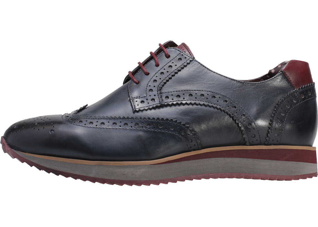 Pantof London Brogues Luke Shoes In Navy Blue