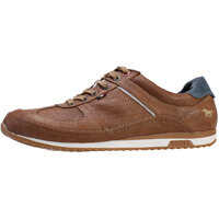 Tenisi & Adidasi Low Top Perforated Sneaker Trainers In Cognac Barbati