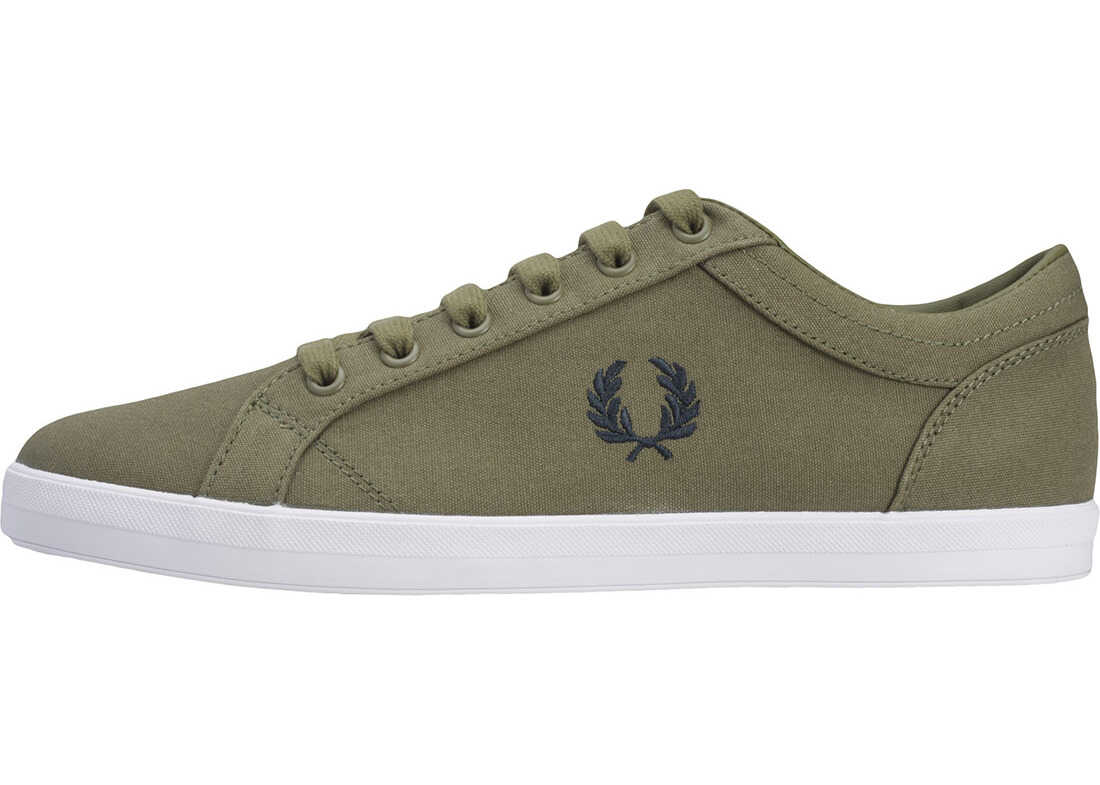 Tenis Fred Perry Baseline Trainers In Olive Olive
