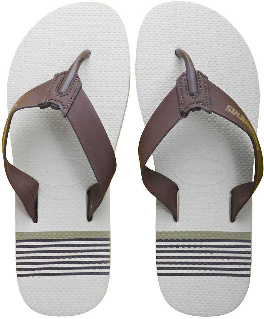Slap Havaianas Urban Craft Flip Flops In Beige Brown Beige