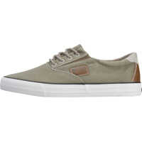 Sneakers Lace-Up Low Top Trainers In Olive Barbati