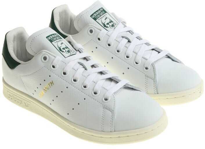 Tenis adidas Originals White And Green Stan Smith Sneakers White