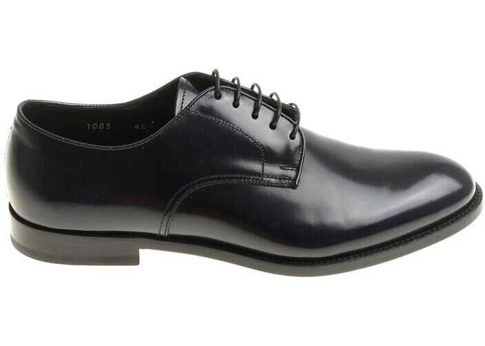 Doucal's Blue Derby Shoes Blue