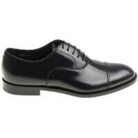 Pantofi eleganti Blue Oxford Shoes With Black Base Barbati