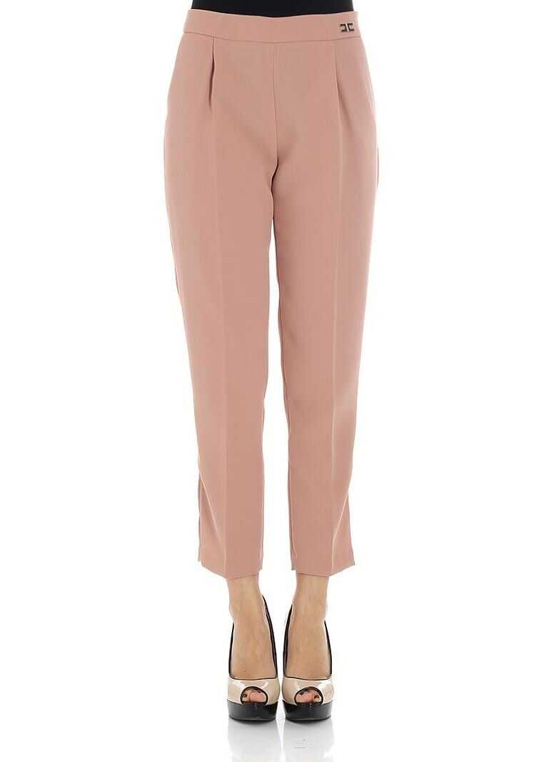 Pantalon Elisabetta Franchi Pink Trousers Pink
