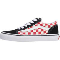 Tenisi & Adidasi Old Skool Checkerboard Kids Trainers In Black White Red Baieti