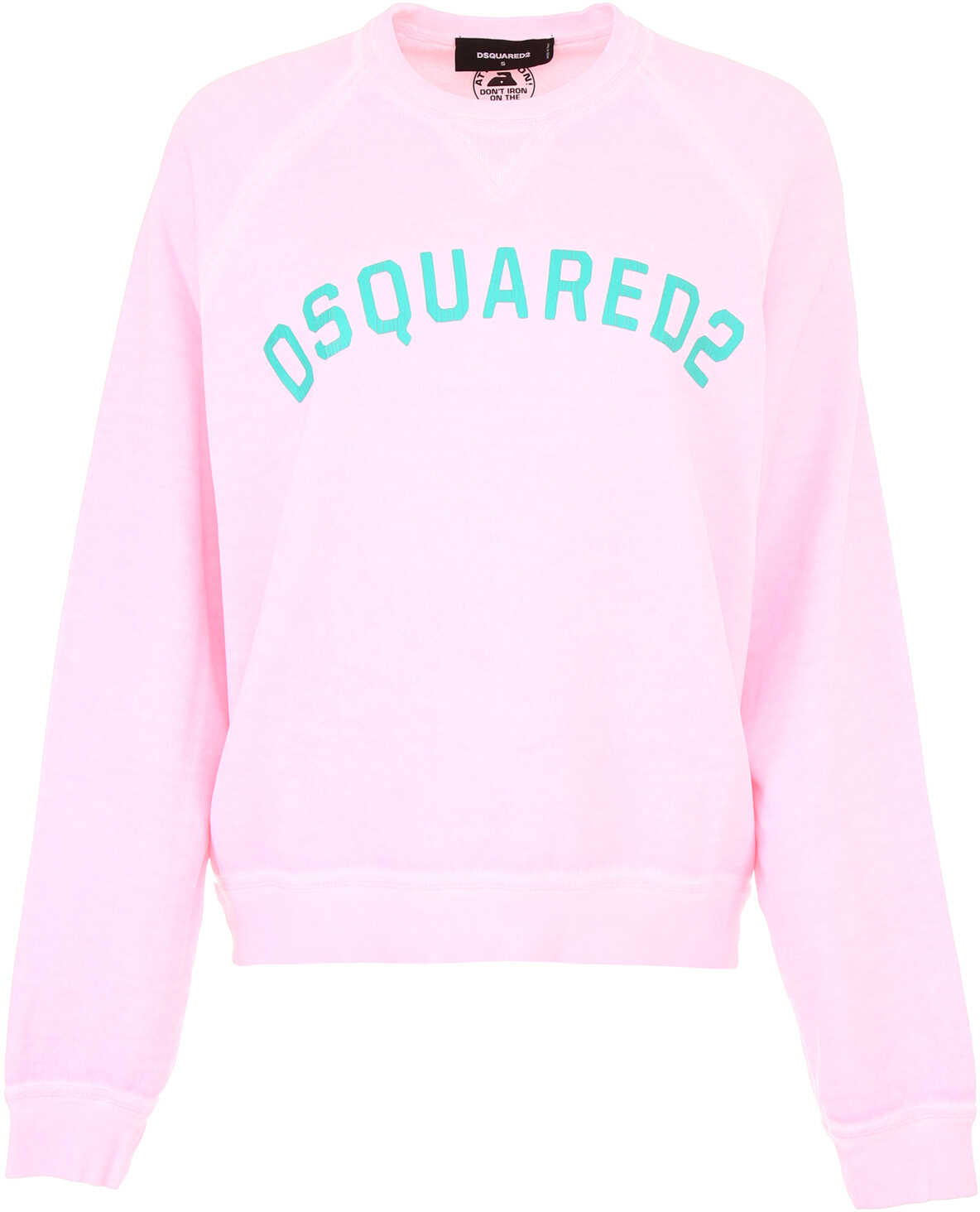 Bluza DSQUARED2 Oversized Sweatshirt With Logo PINK