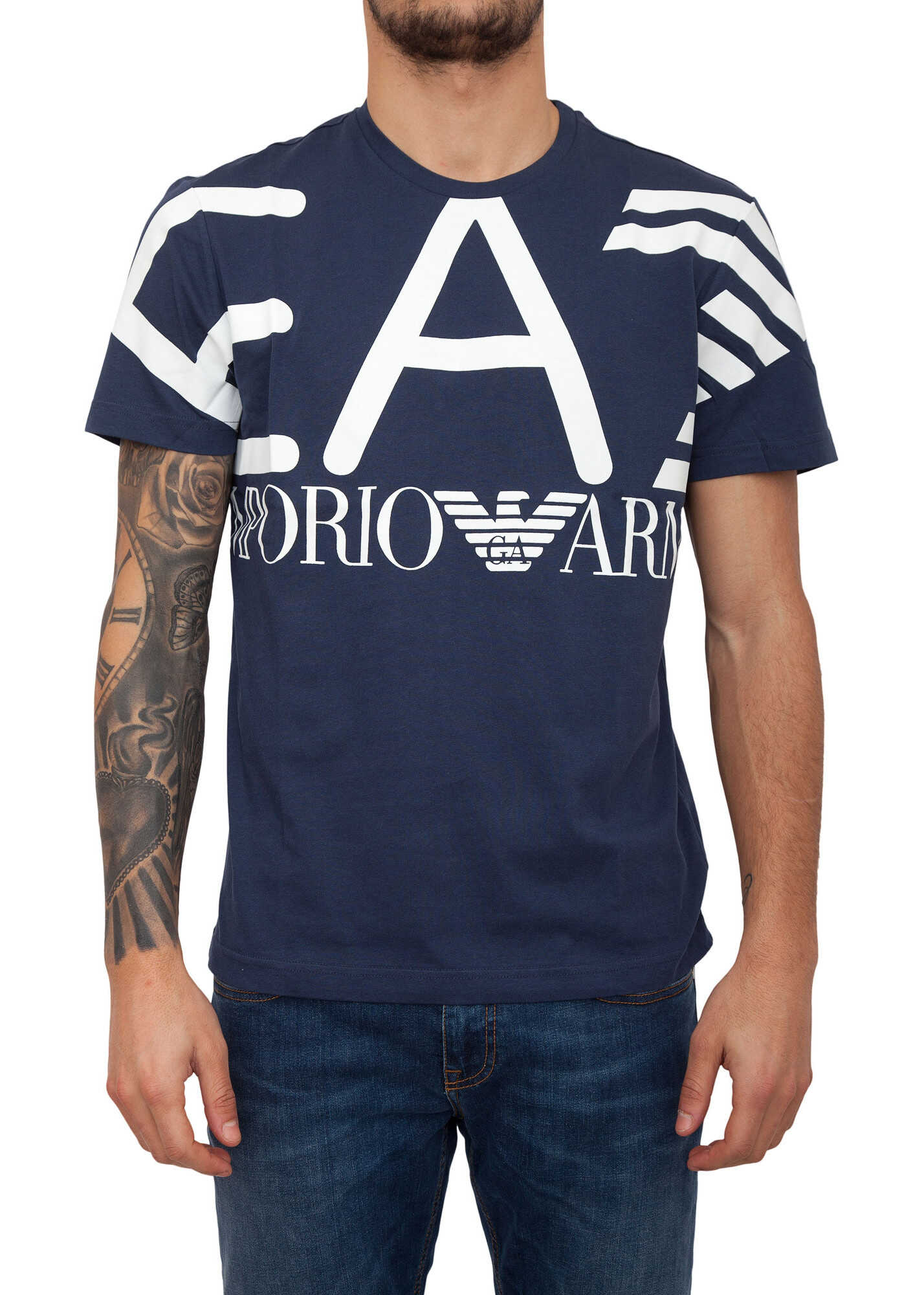 Tricou EA7 12A4F7FF BLUE