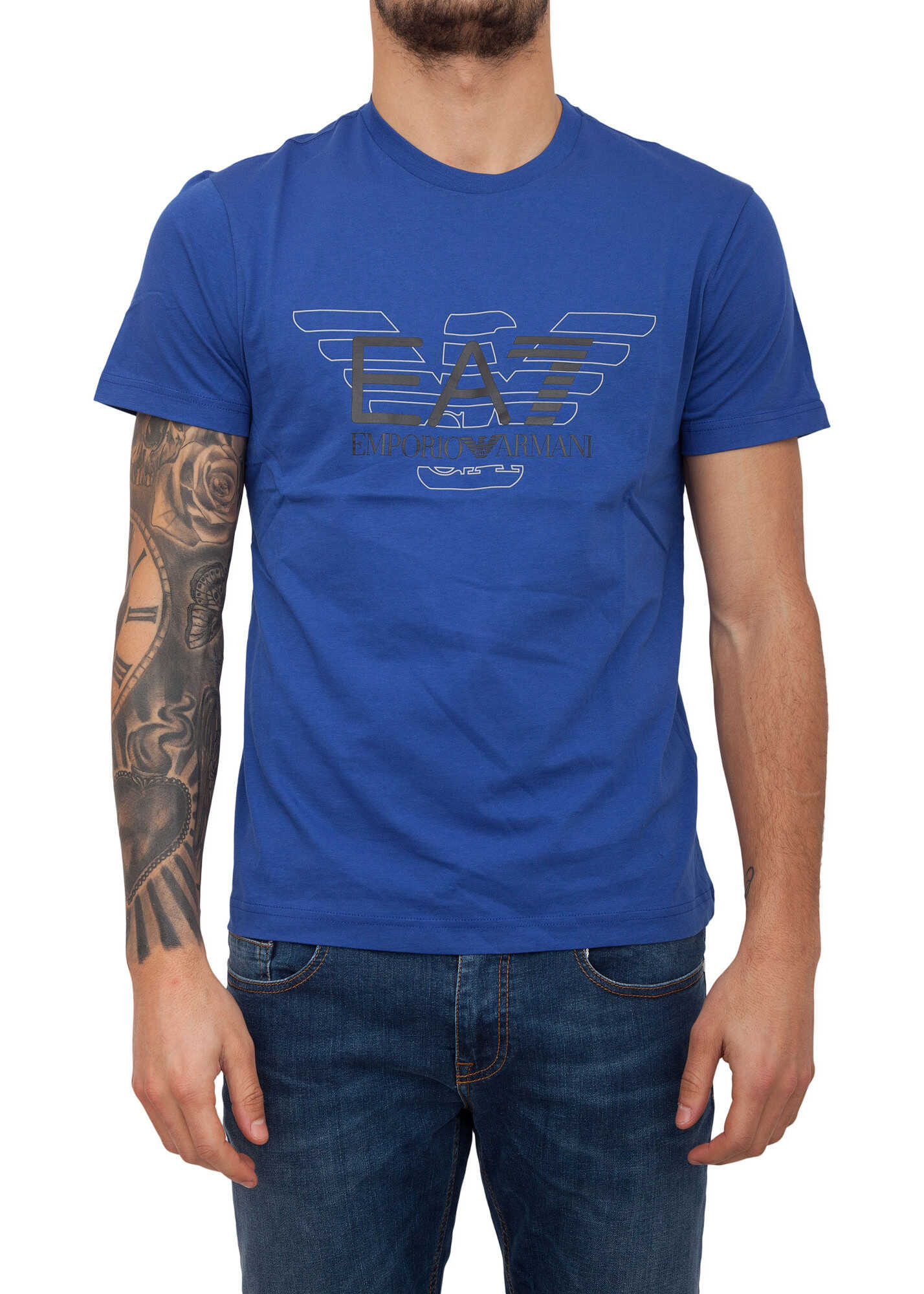 Tricou EA7 1CFB57B5 BLUE