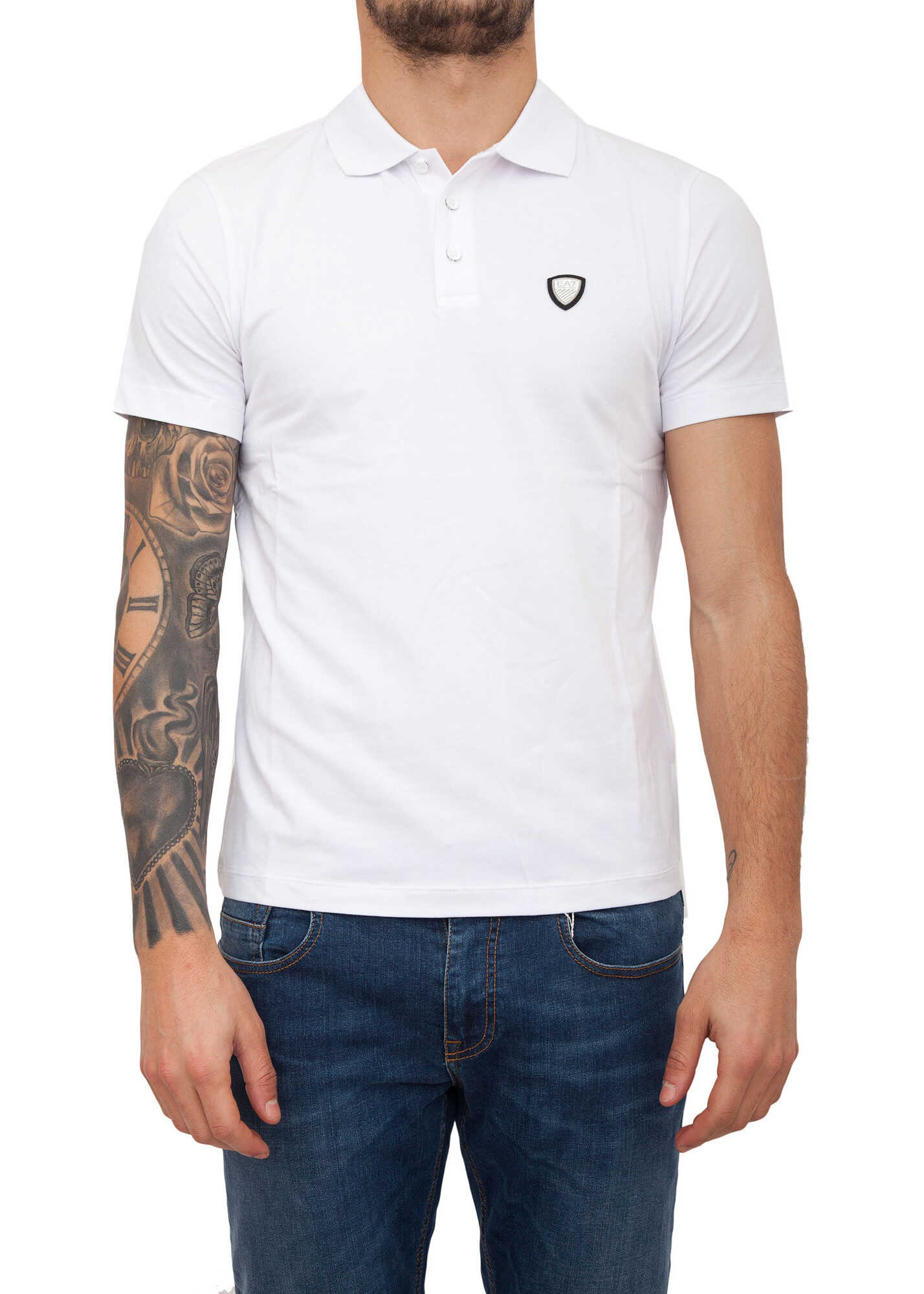 Tricou EA7 16233D45 WHITE