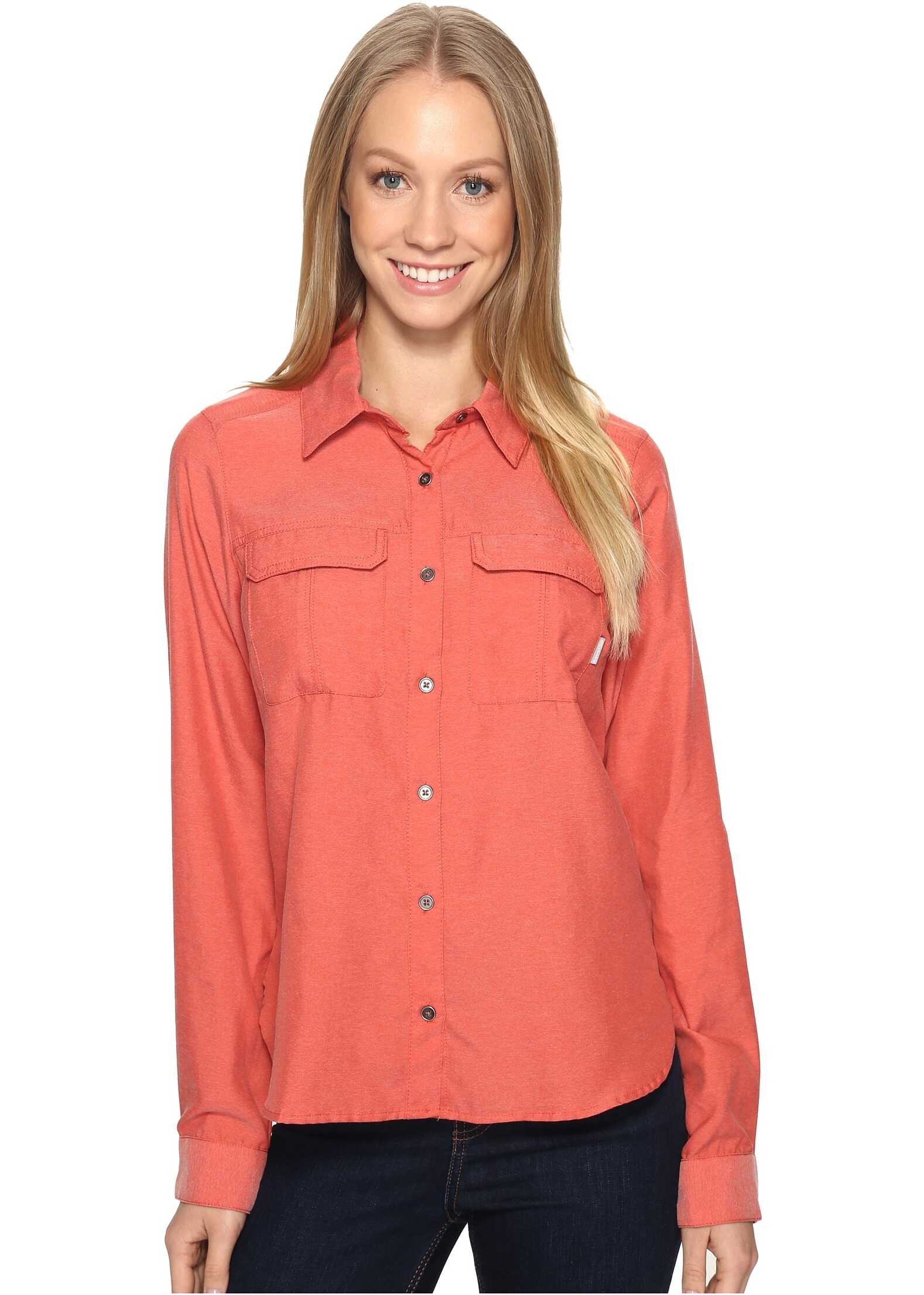 Camasa Columbia Pilsner Peak II Long Sleeve Shirt Coral Heather