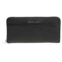 Portofele Black Hammered Leather Wallet Femei