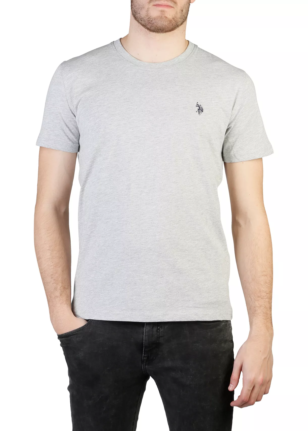 Tricou U.S. POLO ASSN. 50039_49351 Grey