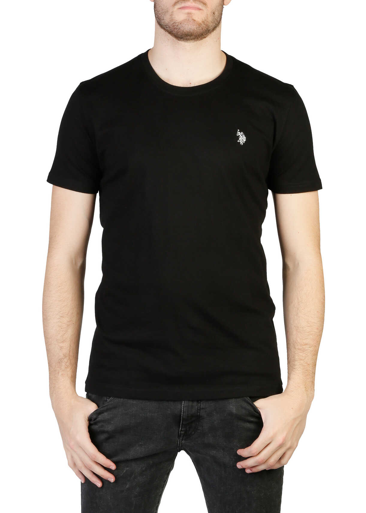 Tricou U.S. POLO ASSN. 50039_49351 Black