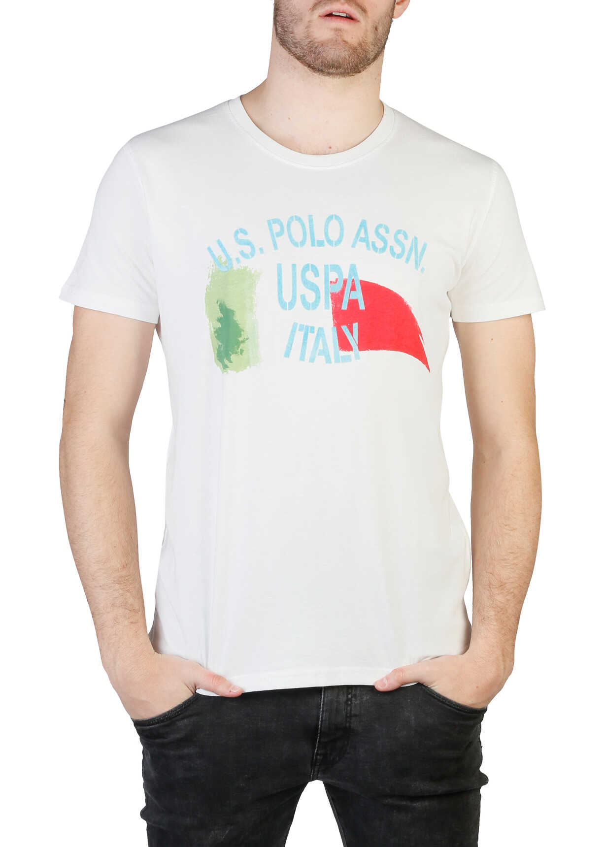 Tricou U.S. POLO ASSN. 50043_49351 White