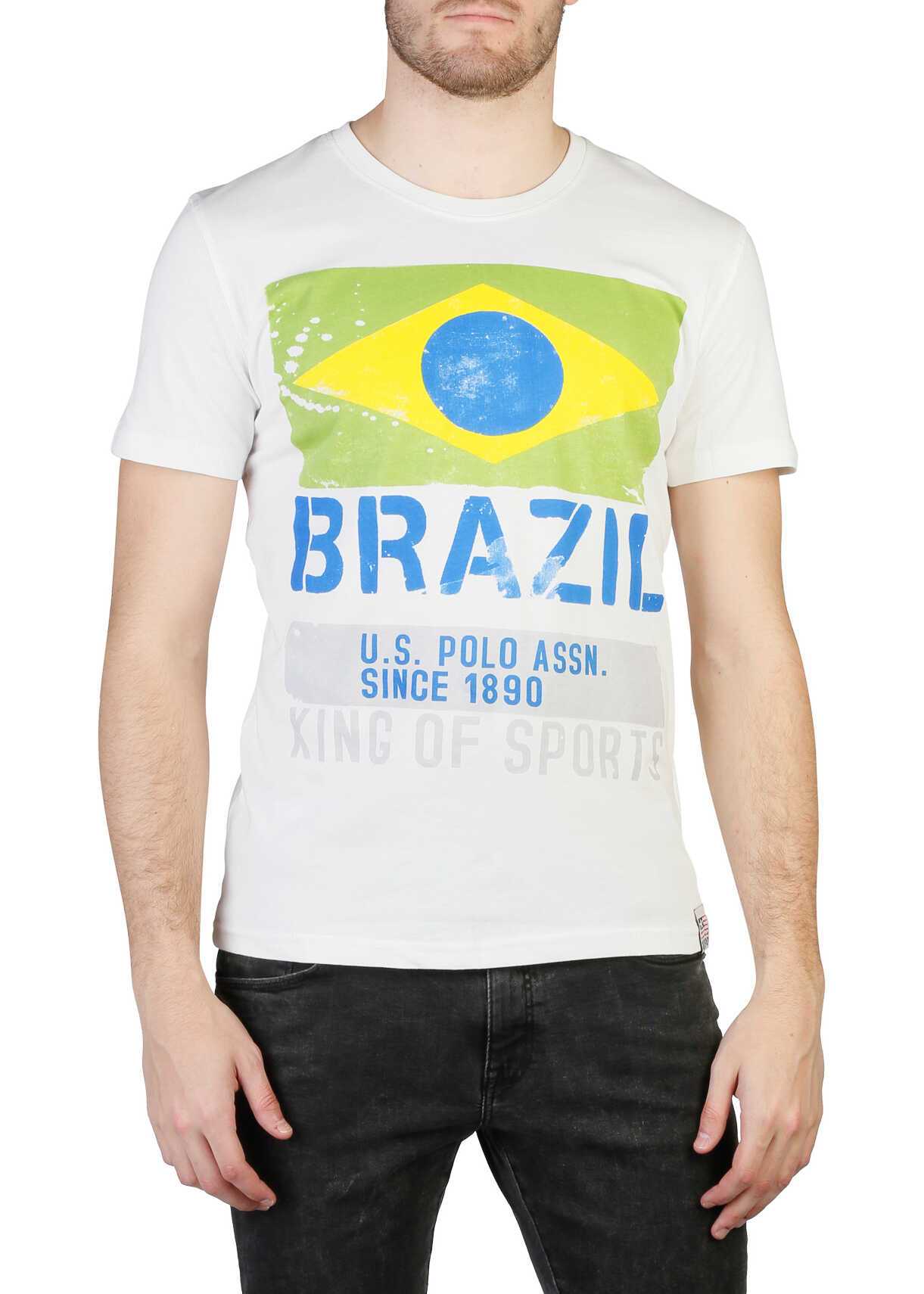 Tricou U.S. POLO ASSN. 50047_49351 White