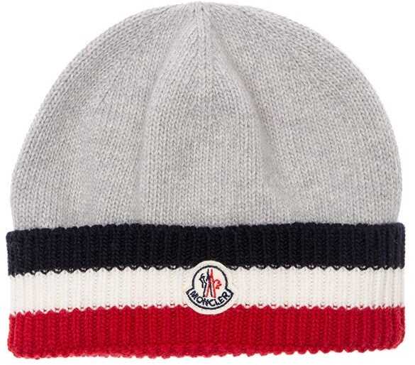 Caciula Moncler Kids Wool Cap Gray