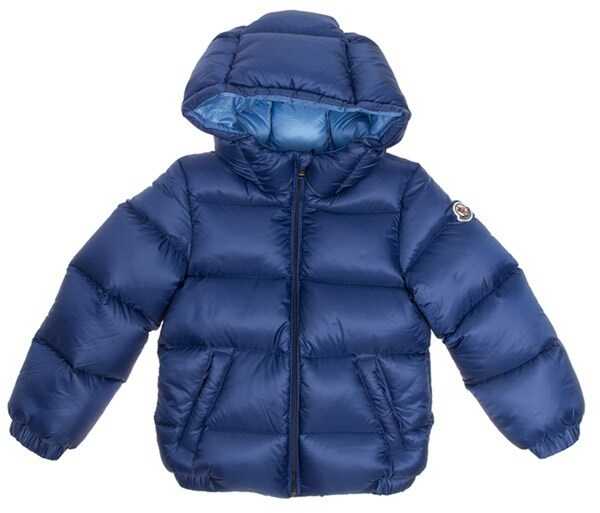 Geaca Moncler Kids New Macaire Down Jacket Blue