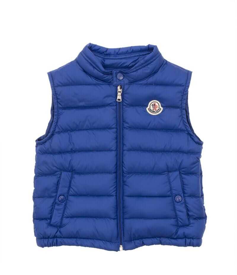 Geaca Moncler Kids New Amaury Down Jacket Blue