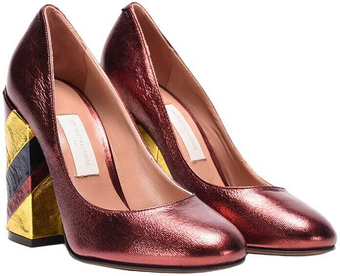 Pantof L'Autre Chose Leather Shoes Metallic