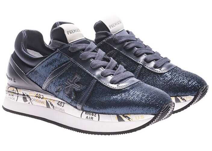 Tenis Premiata Blue Liz Sneakers Blue