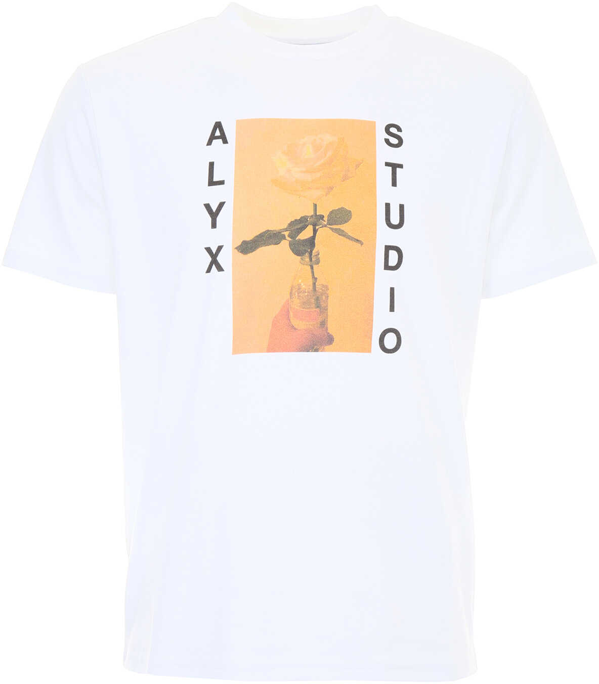 Tricou Alyx Unisex T-Shirt With Rose Print WHITE