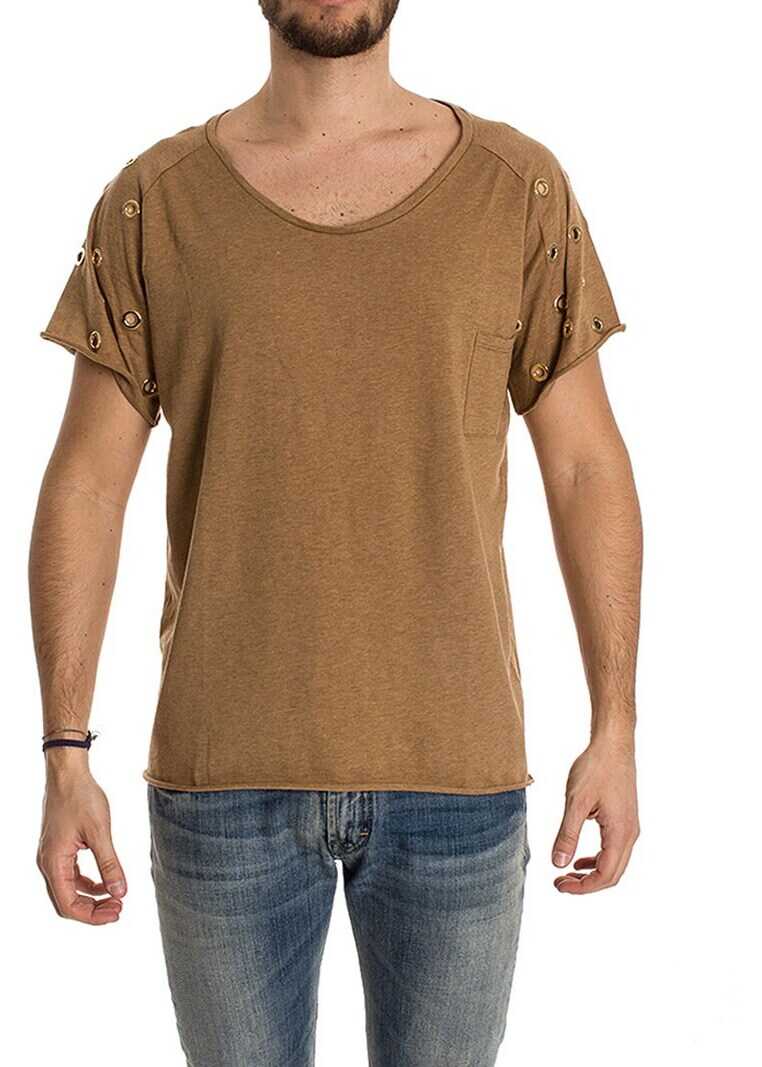 Tricou Ribbon Clothing Cotton T-Shirt Brown