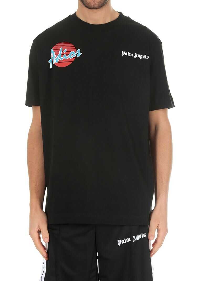 Tricou Palm Angels Black Adios T-Shirt Black
