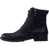 Ghete & Cizme Side Zip Boots In Black Barbati
