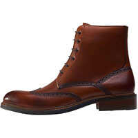 Ghete & Cizme Brogue Details Boots In Brown Barbati