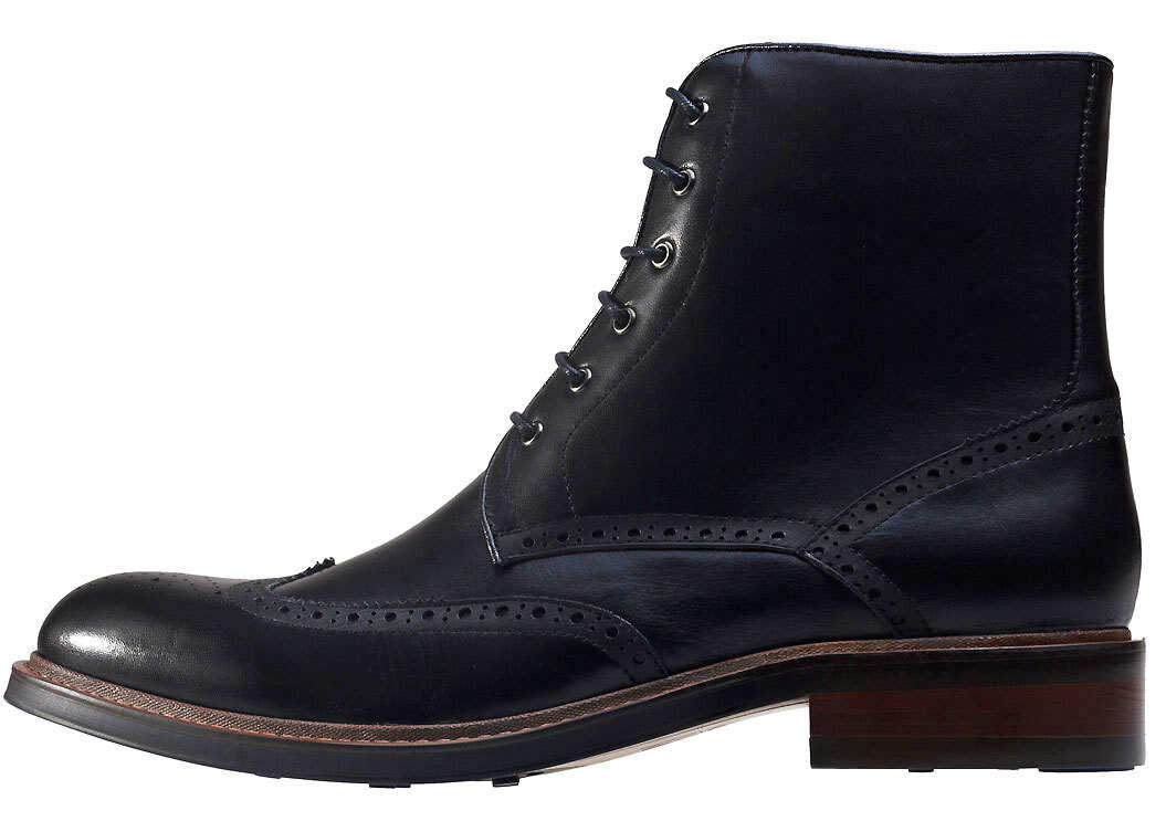 Gheata NW1 London Brogue Details Boots In Black Black