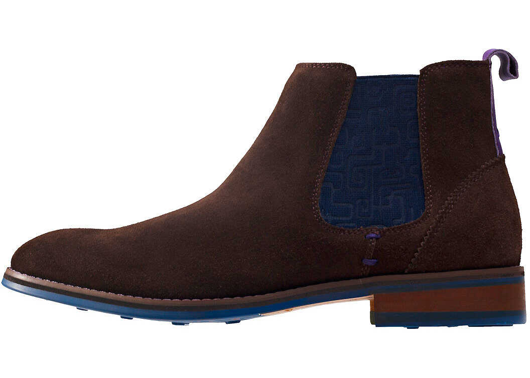 Gheata NW1 London Side Elastic Chelsea Boots In Brown Brown