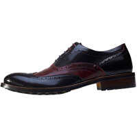 Pantofi Dual Tone Brogues In Black Wine Barbati