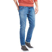 Blugi Larston Men's Blue Slim Fit Jeans Barbati