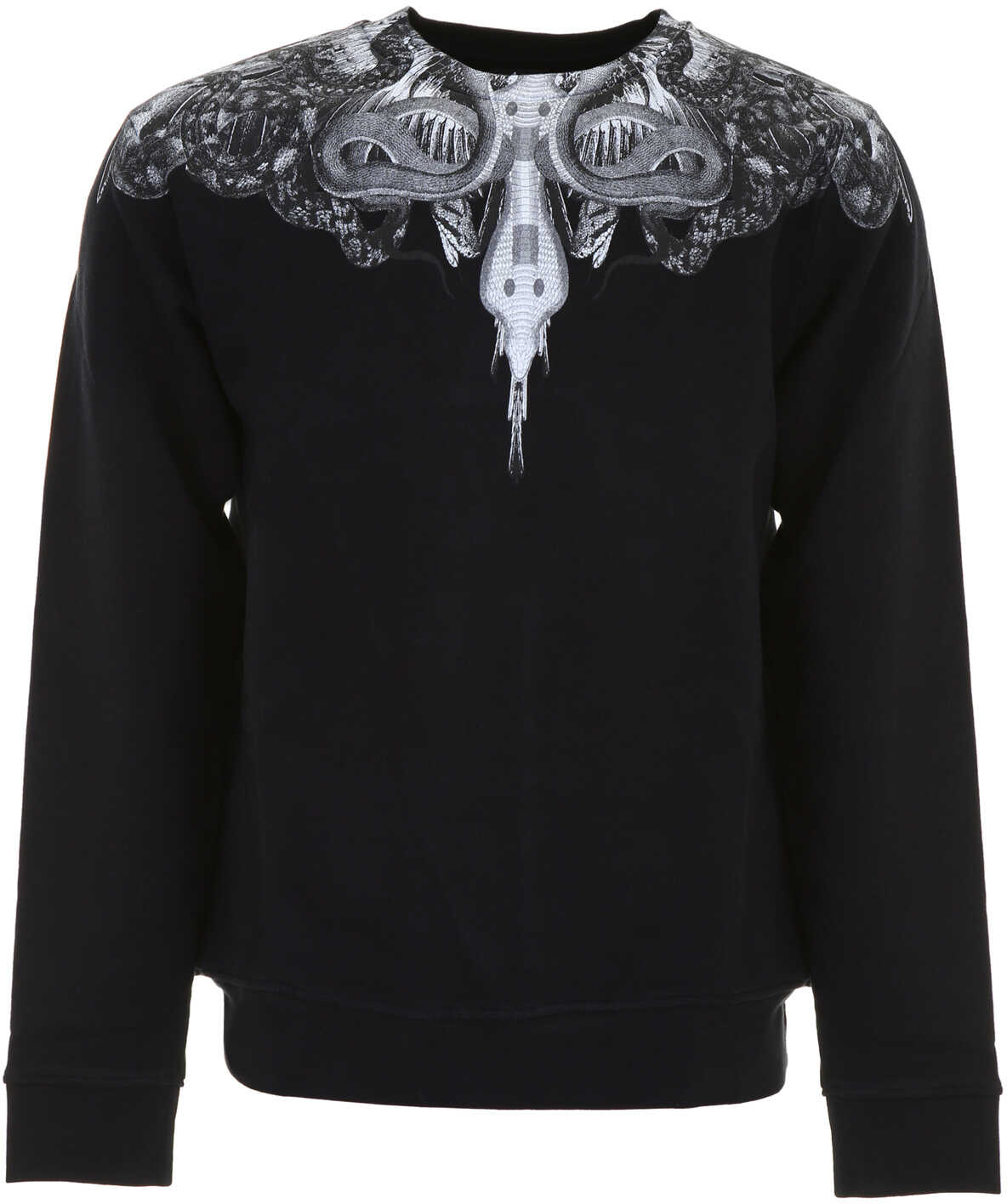 Bluza Marcelo Burlon Printed Sweatshirt BLACK MULTI
