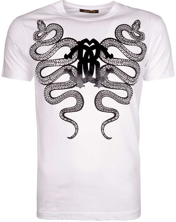 Tricou Roberto Cavalli T-shirt Biały