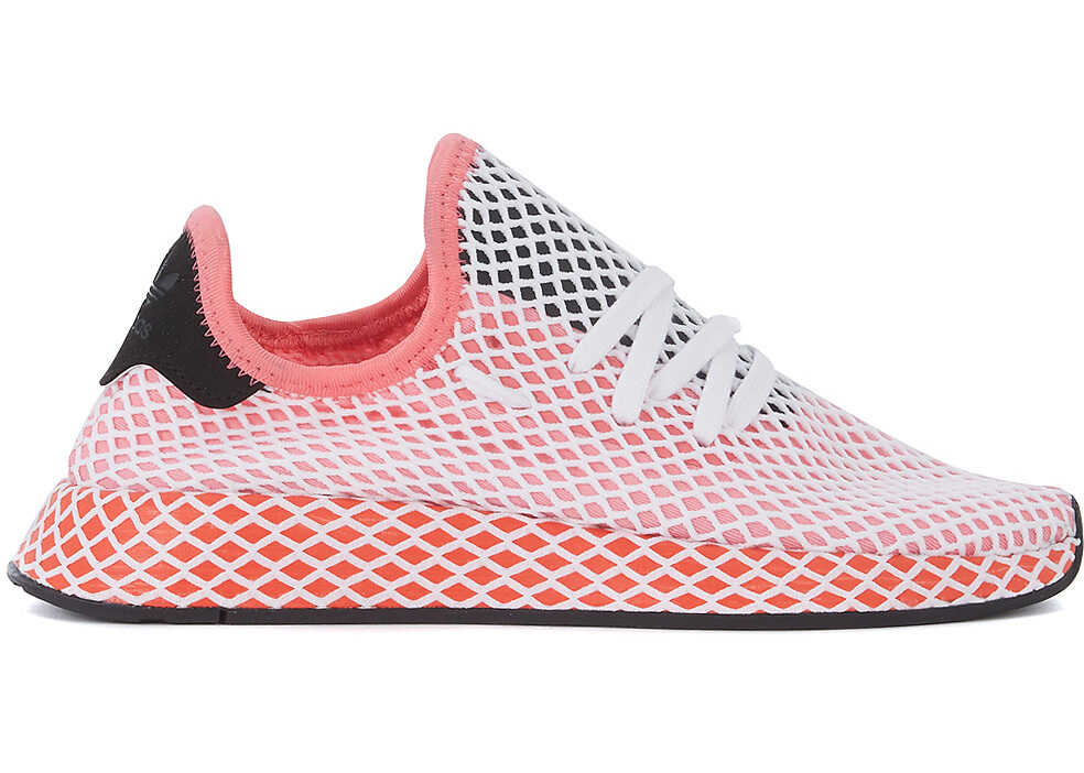 Tenis adidas Originals Deerupt Pink White And Red Mesh Sneaker Pink
