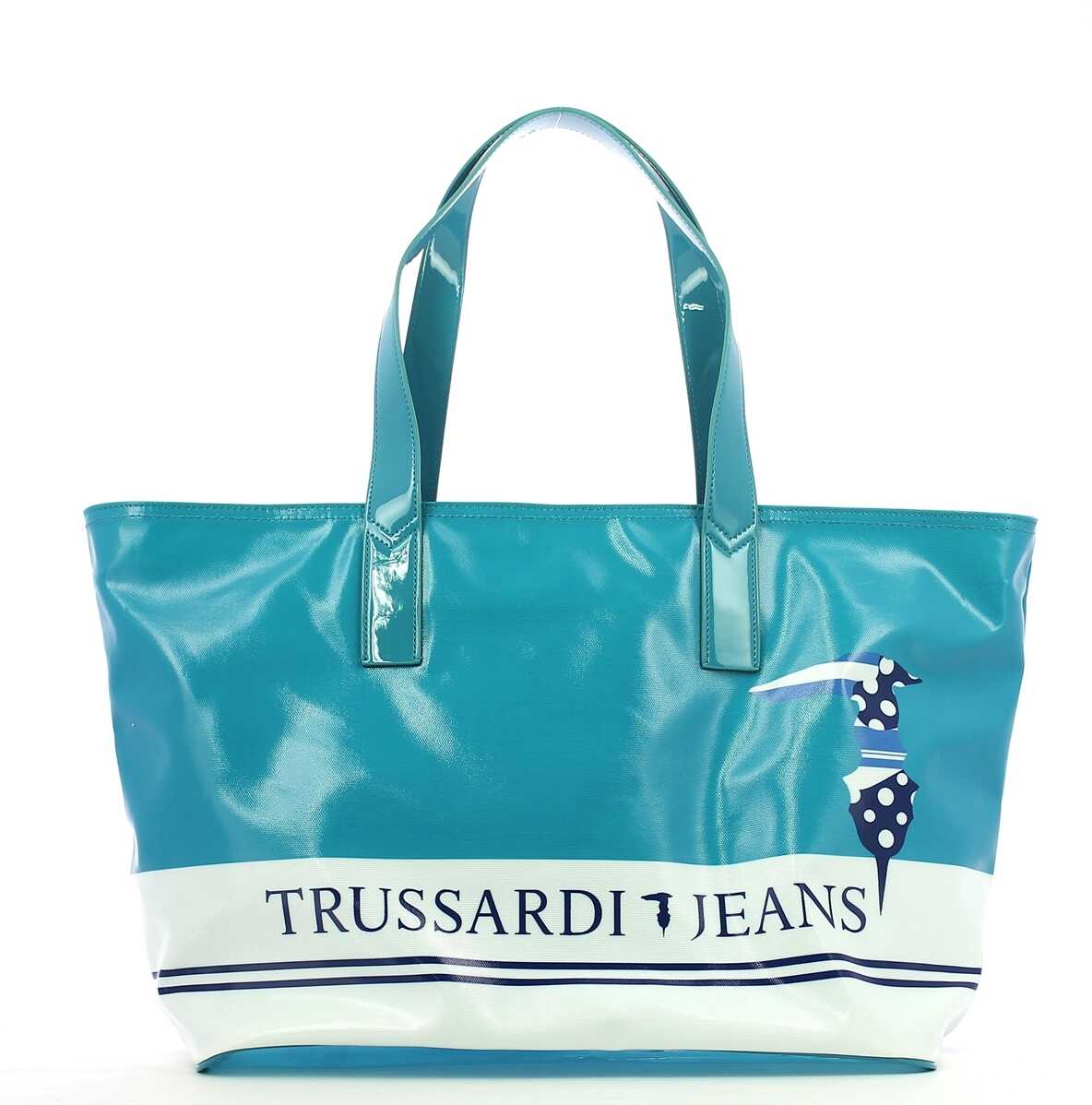 Geanta femei Trussardi 40450F835B GREYHOUND L.BLU