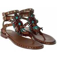 Incaltaminte ASH Brown Pandora Thong Sandals
