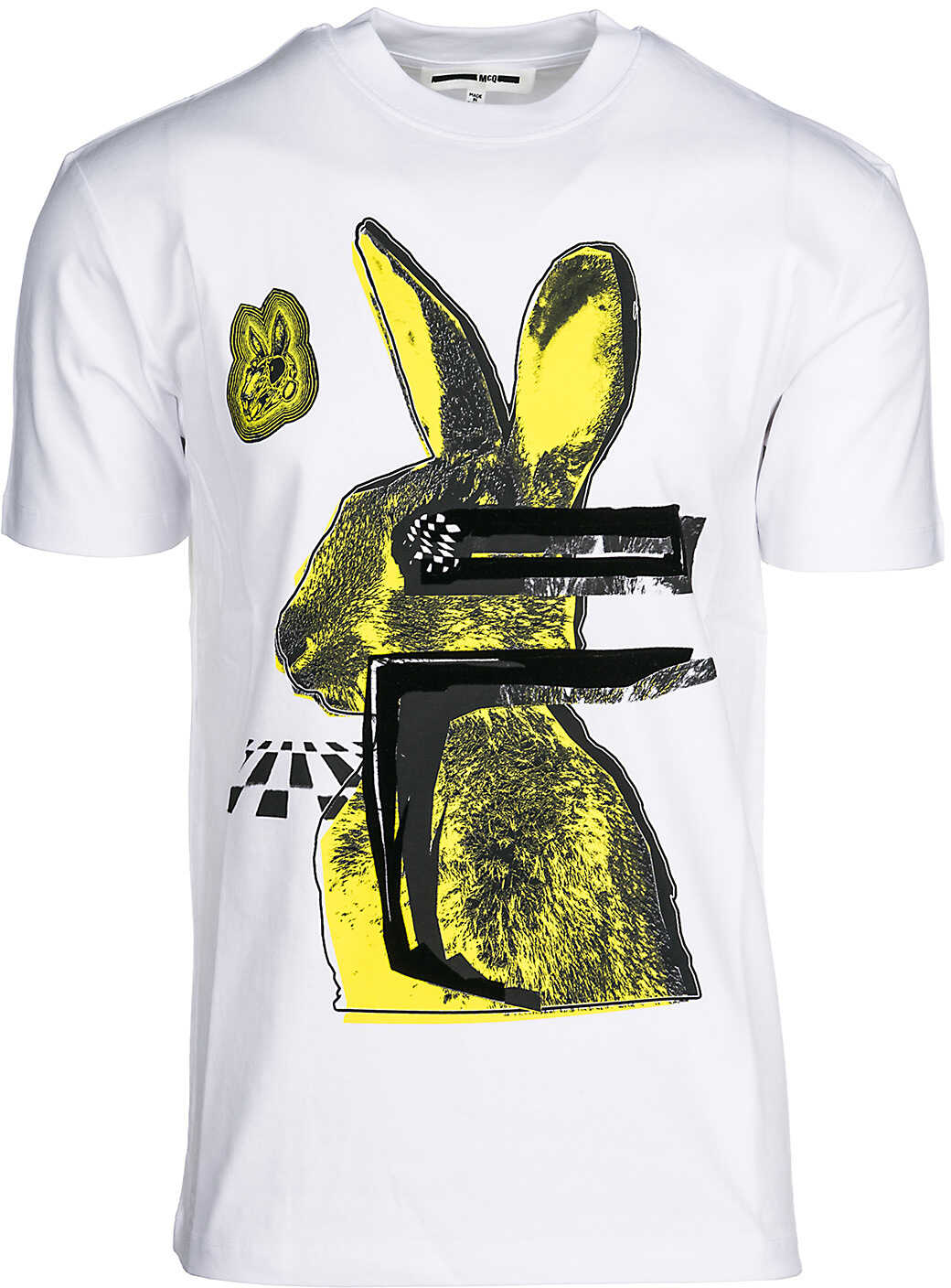 Tricou MCQ Alexander McQueen Neckline Jumper White