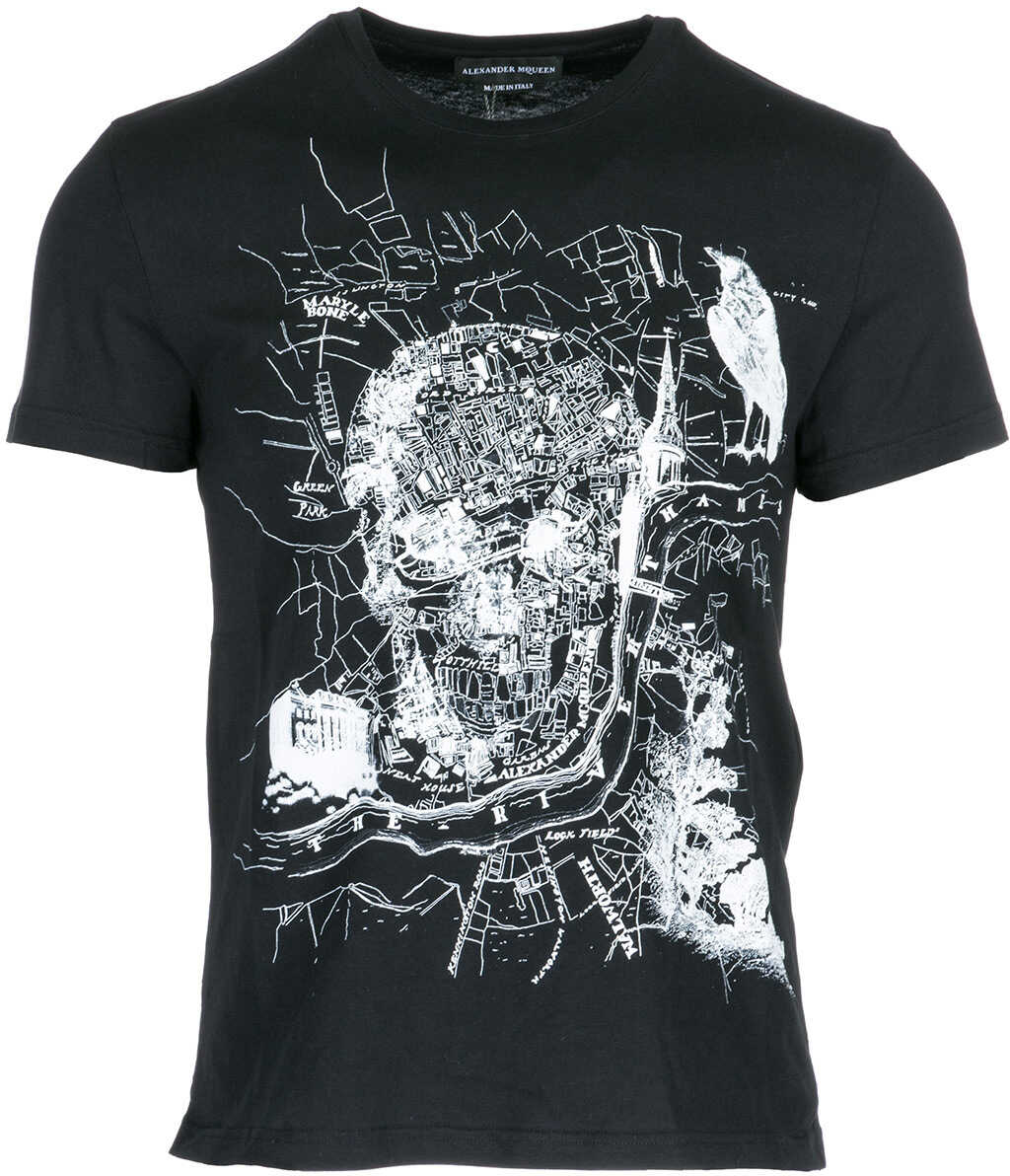 Tricou Alexander McQueen Neckline Jumper Black