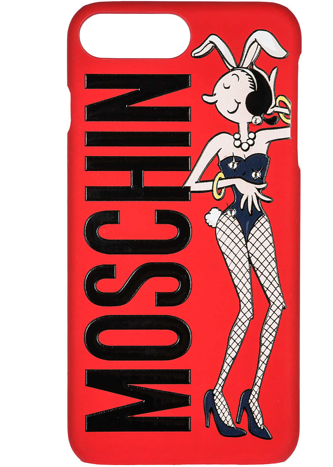 Husa Moschino Cover Case Iphone 6 Plus/6S Plus/7 Plus Red