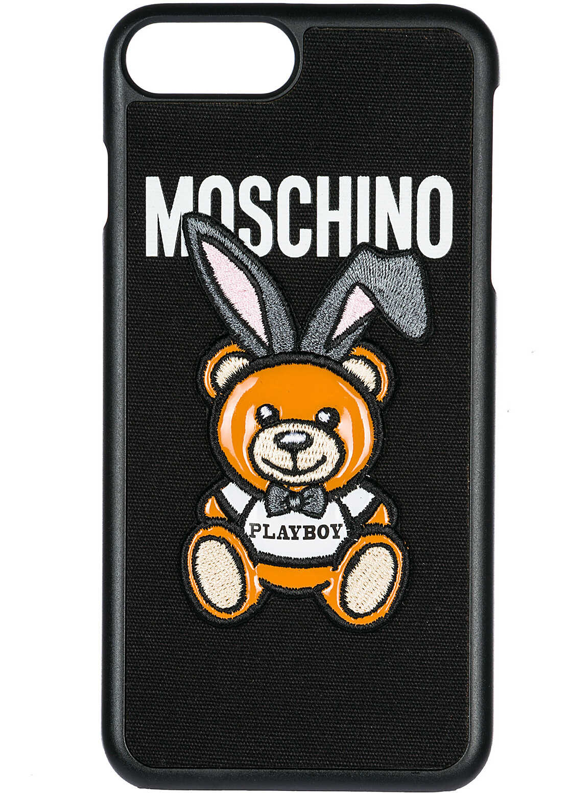 Husa Moschino Cover Case Iphone 6 Plus/6S Plus/7 Plus Black