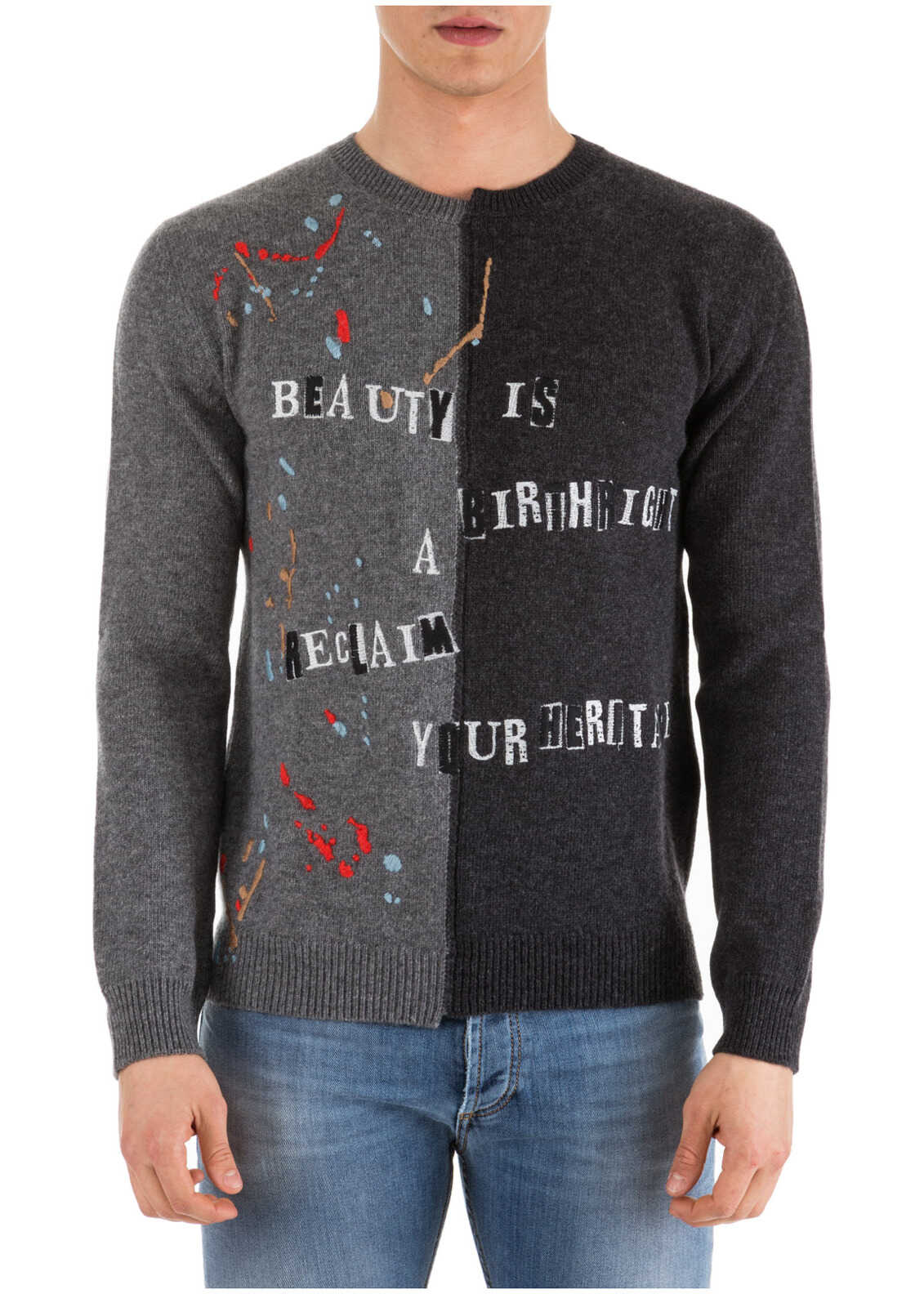 Pulover Valentino Garavani Sweater Pullover Grey