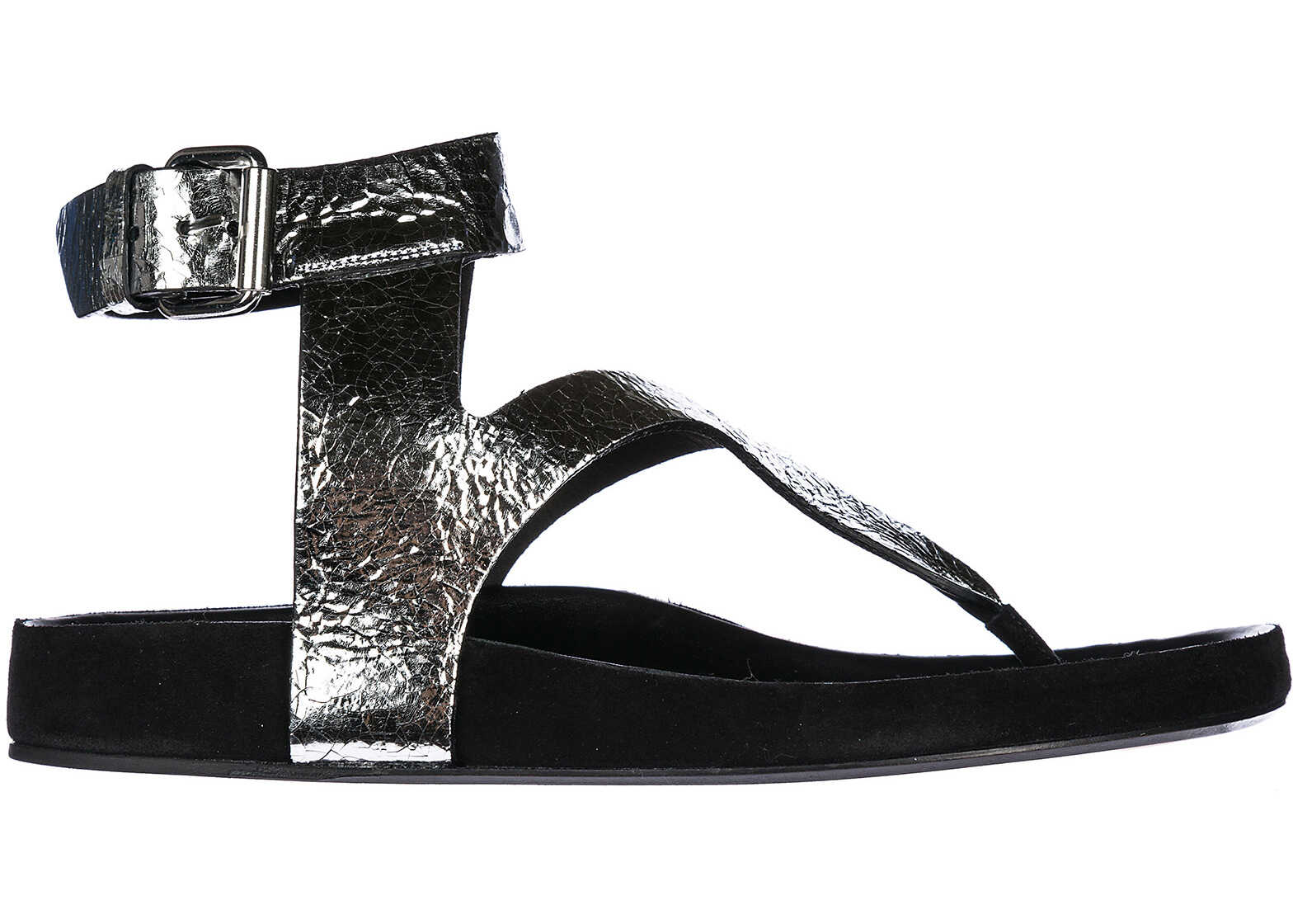 Sandala Isabel Marant Leather Sandals Silver