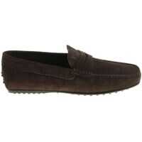 Mocasini Brown Suede Loafers Barbati