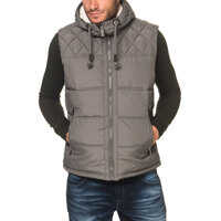 Geci Men's Quilted Vest In Grey* Barbati